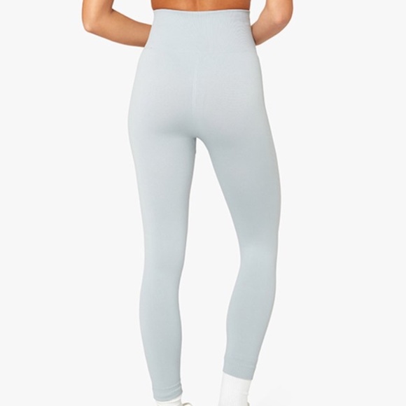 NWT WeWoreWhat Pearl Blue Seamless Leggings - Picture 10 of 16
